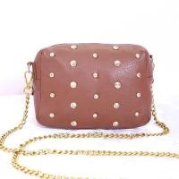 ราคา [กระเป๋ามือสอง] KYLIE ของแท้!! cross body หนังวัวแท้! 7.5นิ้ว สีน้ำตาล กระเป๋าสภาพดี กระเป๋าสะพายข้างผู้หญิง ไคลี่ (3190350233)