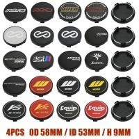 ราคา 4ตัว ฝาครอบดุมล้อ RAYS 58มม ฝาปิดดุมล้อ ENKEI ขอบ ADVAN Racing สติ๊กเกอร์ ฝาครอบล้อ SSR WORK VS EQUIP KRANZE (29878028625)