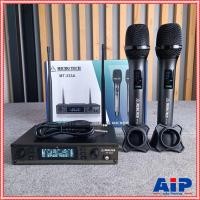ราคา ไมค์2ด้าม MICROTECH MT-333A ไมค์ลอย ถือคู่ UHF MT 333A MT333A ไมค์ลอยมือถือคู่UHF ไมโครโฟนแบบไร้สาย เอไอ-ไพศาล (26212152897)