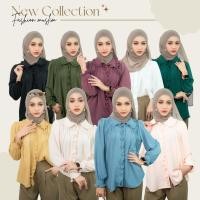 ราคา เสื้อแขนยาว เนื้อผ้าสลาฟใส่สบายไม่ต้องรีด ทรงคอบัวระบายงานกระดุมหน้า ดีเทลน่ารัก DG41วาริสมุสลิม (27167766682)