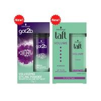 ราคา (มี 2 สูตร) Schwarzkopf TAFT Full On Styling Powder แป้งจัดแต่งทรงผม สูตรสไตล์ลิ่ง พาวเดอร์ 10 กรัม (25155635672)