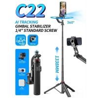 ราคา มาใหม่!!ไม้เซลฟี่กันสั่น AI ติดตามใบหน้า 360° ถ่ายภาพนิ่งสุดคมชัด เซลฟี่สติ๊ก+กันสั่น AI 2in1ใช้ง่าย น้ำหนักเบา (25892164621)