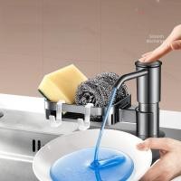 ราคา ที่จ่ายน้ำยาล้างจาน 360°ท่อต่อขยายอ่างล้างจานสำหรับเครื่องจ่ายสบู่ในครัวแบบหมุนได้ (28989364058)
