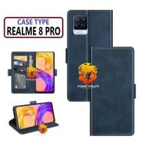 ราคา FLIP LEATHER CASING REALME 8 PRO LEATHER CASE FLIP WALLET LEATHER PREMIUM LEATHER WALLET OPEN CLOSED CASE HP FLIP CASE REALME 8 PRO (27685553757)