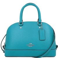 ราคา #ส่งฟรี EMS‼️ ของแท้ % COACH F37217 MINI SIERRA SATCHEL IN CROSSGRAIN LEATHER (1131357211)