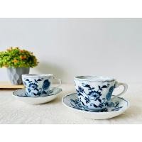 ราคา Blue Danube ชุดกาแฟ ลายสวยคลาสสิค สี Blue & White ใหม่ (ราคาต่อชุด) (25558110951)