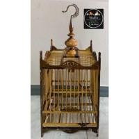 ราคา กรงนก กรงฉลุ 13ซี่ ไม้ขี้เหล็ก กรงนกหัวจุก กรงสำหรับนกกรงหัวจุก กรง13ซี่ พร้อมหัว (11171781638)