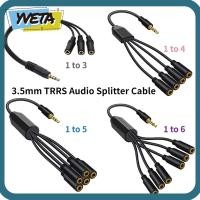 ราคา ใช่แล้ว ตัวขยายแจ็คเสียง,30ซม.3.5มม.ชุดหูฟังแยกสาย,ทนทานสเตอริโอชายกับหญิง1ถึง6/5/4/3พอร์ตถึงอะแดปเตอร์สายสําหรับโทรศัพท์ชุดหูฟังลําโ (46653192976)