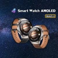 ราคา นาฬิกาข้อมือสมาร์ทวอทช์ AMOLED เชื่อมต่อบลูทูธ หน้าจอ HD วัดอัตราการเต้นหัวใจ วัดอัตราการเต้นของหัวใจ NFC วัดน้ําตาลในเลือด GPS ติดตามนาฬิกา 4 (25221414377)