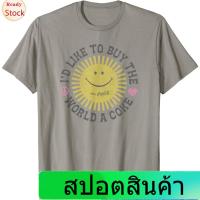 ราคา Illicit เสื้อยืดลำลอง Coca-Cola Sunshine I'd Like To Buy The World A Coke T-Shirt Short sleeve T-shirts (18318335419)