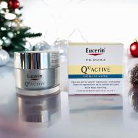ราคา Eucerin Q10 Active Anti-Wrinkle Night Cream 50 ml.(แพ็คเกจยุโรป)บำรุงผิวสำหรับผิวบอบบาง (28667132110)