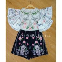 ราคา จั้มสั้น งานป้าย Something (1448176027)