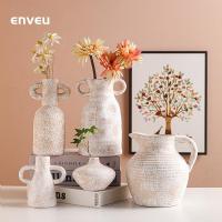 ราคา แจกันเซรามิกทรงเก่าสไตล์ญี่ปุ่นแบบเรียบง่าย สำหรับจัดดอกไม้แห้ง เหมาะสำหรับตกแต่งบ้าน โรงแรม หรือโฮมสเตย์ (46050515167)