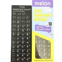 ราคา Thai Keyboard Sticker MELON สติ๊กเกอร์ Keyboard งาน 3M MST-001 (19663280444)