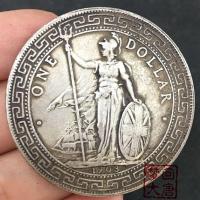 ราคา เหรียญสะสมจากประเทศสหราชอาณาจักรหนึ่งหยวนเงินดอลลาร์สามารถเป่าเหรียญเงินเหรียญที่ระลึกเหรียญโบราณสินค้าเก่าของเก่า1020 (42225171851)