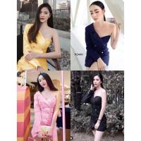 ราคา TW 11044 เดรสสั้น เดรสทำงาน เดรสออกงาน ใส่ทำงาน ใส่ออกงาน (4716108389)
