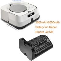 ราคา QXMP OrangeYu 2000mAh/2600mAh battery for iRobot Braava Jet M6, (19185211078)