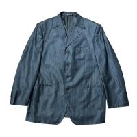 ราคา LV wool blend stripe jacket suit made in italy (27923506596)