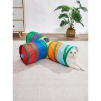 ราคา มัลติฟังก์ชั่พับสายรุ้งแมวอุโมงค์หูแมวสักหลาดแมวช่องของเล่น (57452247749)