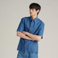 ราคา Mc JEANS เสื้อเชิ้ตผู้ชาย แขนสั้น ทรงรีแลกซ์ MSSZ288 เสื้อเชิ้ตยีนส์ ผ้ายีนส์ 7.0 Oz (40411708692)