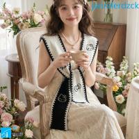 ราคา เคปถักสไตล์ย้อนยุค ลายแมวคิตตี้ พร้อมผ้าคลุมไหล่ (55705702569)