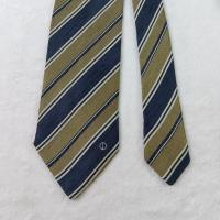 ราคา เนคไท ผ้าไหม Dunhill Tie Linen Silk Blend Striped Design Made in England (47152662678)