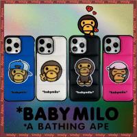 ราคา Bape BABY MILO พิกเซลสไตล์ APE ป้ายฮาร์ดเชลล์ลงแจ็คเก็ตเคสโทรศัพท์เหมาะสําหรับ IPhone16 16P 16PM 16Plus 15 15P 15PM 14 14P 13 13P 13PM 12 12PM 11 11P 11P 11PM X XR 8 7Plus SE (28571630927)
