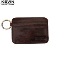 ราคา Fin 1 กระเป๋าเงินหนังแท้ กระเป๋าสตางค์แบบบาง Genuine Leather Wallet Purse KEVIN 2485 (2293380936)