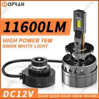 ราคา ((2 ชิ้น) หลอดไฟหน้ารถยนต์ พลังงานสูง 76w D1S D2S D3S D4S D5S D8S LED 3570 (24772611490)