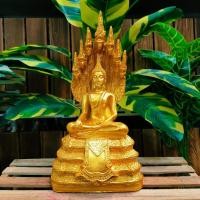 ราคา พระพุทธรูปปางนาคปรก พระพุทธรูปประจำวันเกิดวันเสาร์ สีทอง ขนาดหน้าตัก 5 นิ้ว สูง 12 นิ้ว วัสดุเนื้อเรซิ่น ผ่านพิธีพุทธา (26311314884)