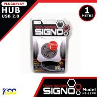 ราคา SIGNO HUB USB 2.0 Hi-Speed HUB 4 port รุ่น HB-157W สีขาว (สินค้าพร้อมส่ง**ประกัน1ปี) (6163316910)