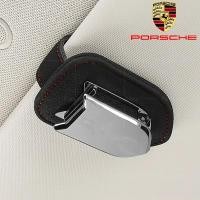 ราคา PORSCHE 911 718 PANAMERA CAYENNE MACAN TAYCAN 911 Carrera GTS คลิปแว่นตาทำจากหนังกลับสำหรับที่บังแดดในรถยนต์ (41557277973)