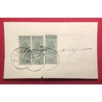 ราคา แสตมป์เก่าสมัยรัชกาลที่5 พ.ศ24xx จำนวน 3 ดวงประทับตรายุติธรรม หายาก (8299074934)