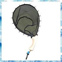 ราคา [ ] ตาข่ายตกปลาบินไนลอน ,ที่จับกันลื่นไม้, เครื่องมือตาข่ายปลาเทราท์, ตักปล่อยจับปลา (27684371316)