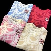 ราคา [ส่งฟรี EMS] เสื้อสเวตเตอร์ไหมพรมหมี lotso เสื้อกันหนาวไหมพรม (21795066043)