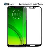 ราคา ป้องกันหน้าจอกระจกนิรภัยสําหรับ Motorola Moto G7 Power กระจกนิรภัยคลุมทั้งหมดสําหรับ G7 Power ป้องกัน (20384642214)