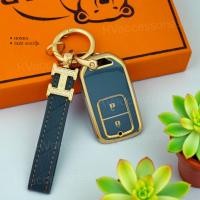ราคา เคสกุญแจรถยนต์ สำหรับ Honda Jazz HRV 2014-2021 งานเคสTPU (19924859812)