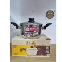 ราคา Zebra หม้อหุงต้ม Tiger 18 ซม.ตราหัวม้าลาย ใช้เตาแม่เหล็กไฟฟ้าได้ (52205481855)