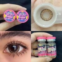 ราคา คอนแทคเลนส์ รุ่น furbish /Elsa สีเทา/ สีตาล gray/brown (26659369448)