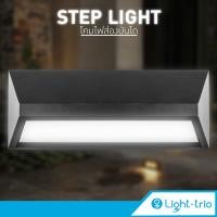 ราคา Lighttrio โคมไฟส่องขั้นบันไดภายนอก step light วัสดุอลูมิเนียม รุ่น STEP-280/BK - สีดำ (ไม่รวมหลอด) [พร้อมส่งจากไทย] (421317986)