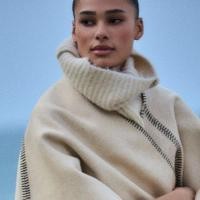 ราคา ZARA KNIT BIB WOOL ALPACA WINTER ECRU IVORY SCARF COLLAR SCARF (52005147283)