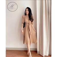 ราคา [[MEGA SALE]] MINI DRESS ANDIN PLISKET POLOS/TUNIK SHAQILA TERBARU TERLARIS/IMPORT (12493091886)