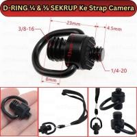 ราคา D-RING 1/4 & 3/8 SCREWS to Camera Strap, Bolt Adapter to Shoulder Strap Accessories, สายรัดข้อมือ, ไม้เซลฟี่, ไม้กันสั่น, กรง, แผ่นริก, สกรูกล้อง Carabiner Mount Mirrorless DSLR (26543537417)
