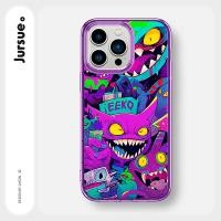 ราคา JURSUE เคสไอโฟน เคสซิลิโคนนุ่มกันกระแทกใสน่ารักตลก เคสโทรศัพท์ Compatible for iPhone 16 15 14 13 12 11 Pro Max SE 2020 X XR XS 8 7 Plus xsmax 7plus 8plus พลัส Y4249 (23983153101)