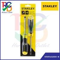 ราคา Stanley STHT65200-8 ชุดไขควงปากแบน-ปากแฉก 2 ชิ้น ชุดไขควง ของแท้ 100% (4441360856)