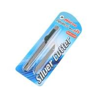 ราคา มีดคัตเตอร์ ตราม้า Silver H-111 มีด มีดคัตเตอร์ตราม้าซิลเวอร์ ทำมุมเฉียง 30 องศา หักได้ 12 ครั้ง (1262814404)