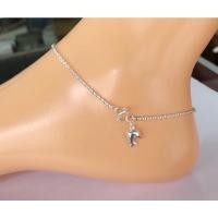 ราคา สร้อยข้อเท้าเงินแท้925 สร้อยเงินแท้ (16372980518)