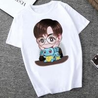 ราคา ใหม่ got7 rainbow เสื้อยืดแขนสั้นเกาหลี scifi colorful เสื้อกีฬา สีขาว แฟชั่น สีดำ oversize สวยๆ น่ารัก (27822215383)