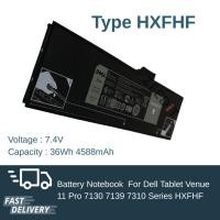 ราคา แบตเตอรี่โน๊ตบุ๊ค Dell Tablet Venue 11 Pro 7130 7139 7310 HXFHF เกรด Original ส่งฟรี ประกัน 1 ปี (29052478467)
