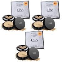 ราคา CHO12 แป้ง Cho แป้งโช (สี M1) แป้งไมโครซิลค์ SPF 15 PA ++ 12 g. ( 3 ตลับ ) (277013474)
